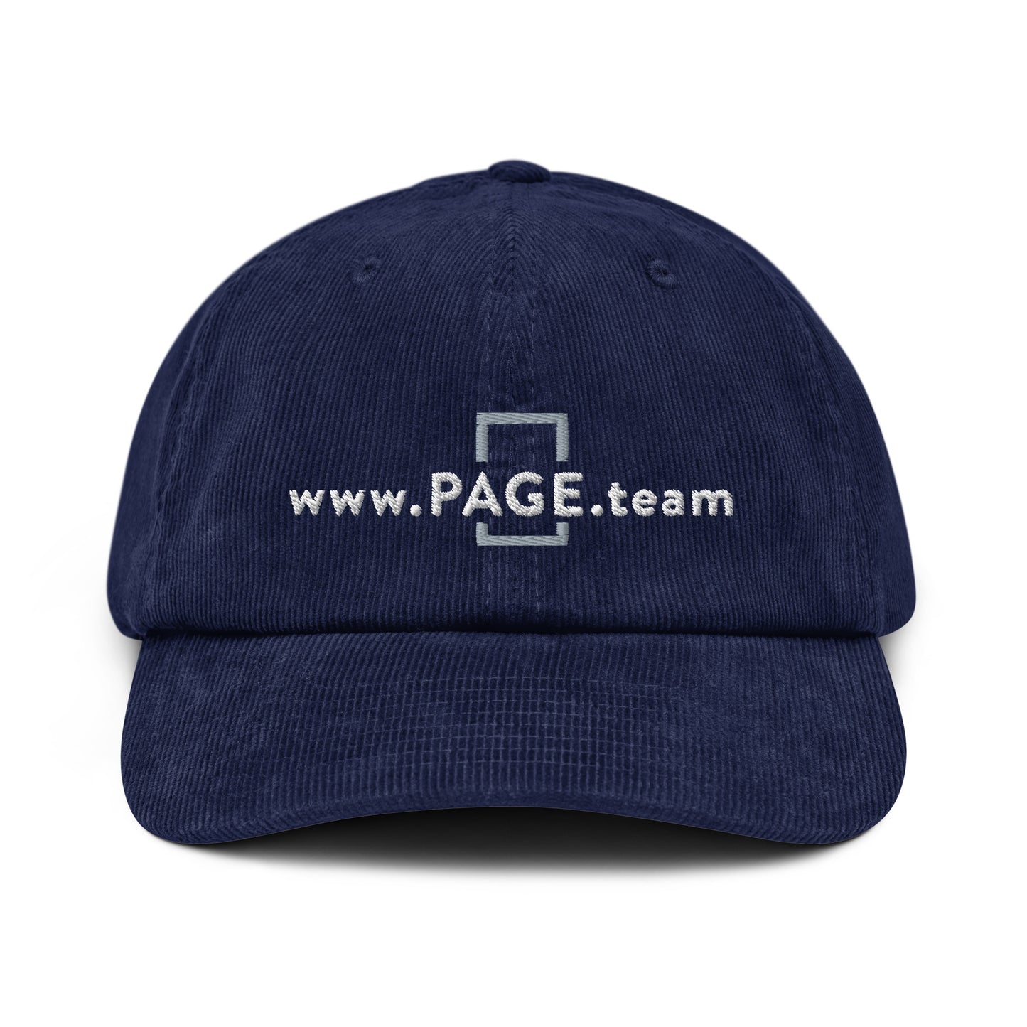 Corduroy hat with Logo