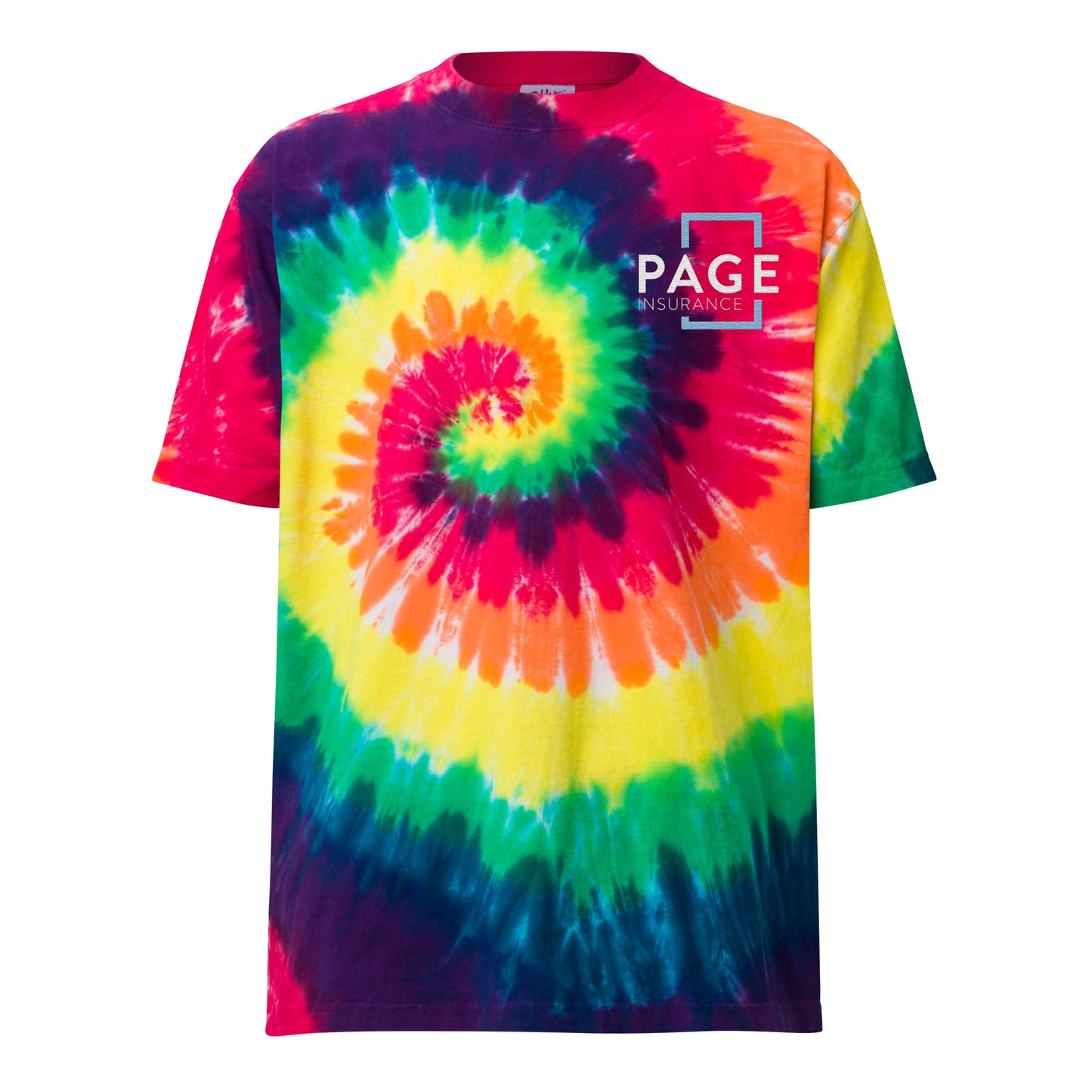 Oversized tie-dye t-shirt with Logo