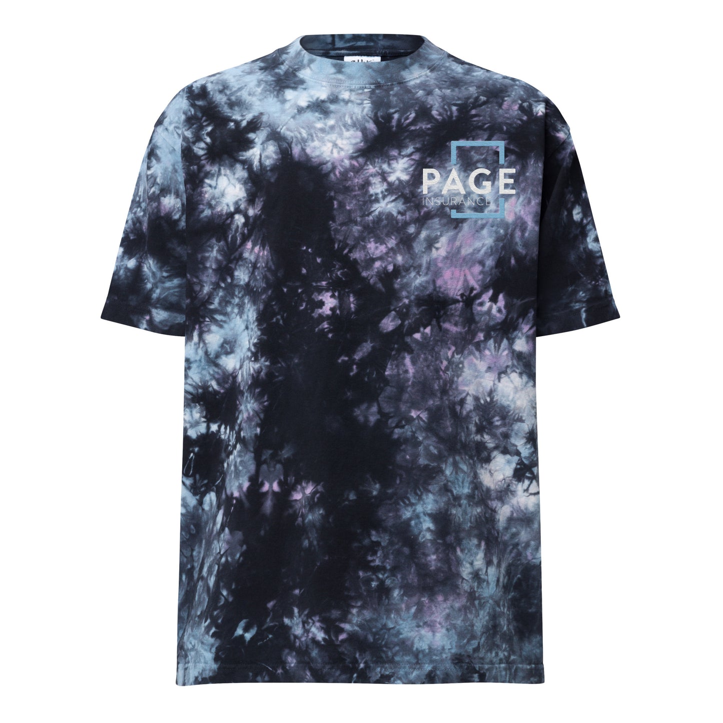 Oversized tie-dye t-shirt with Logo