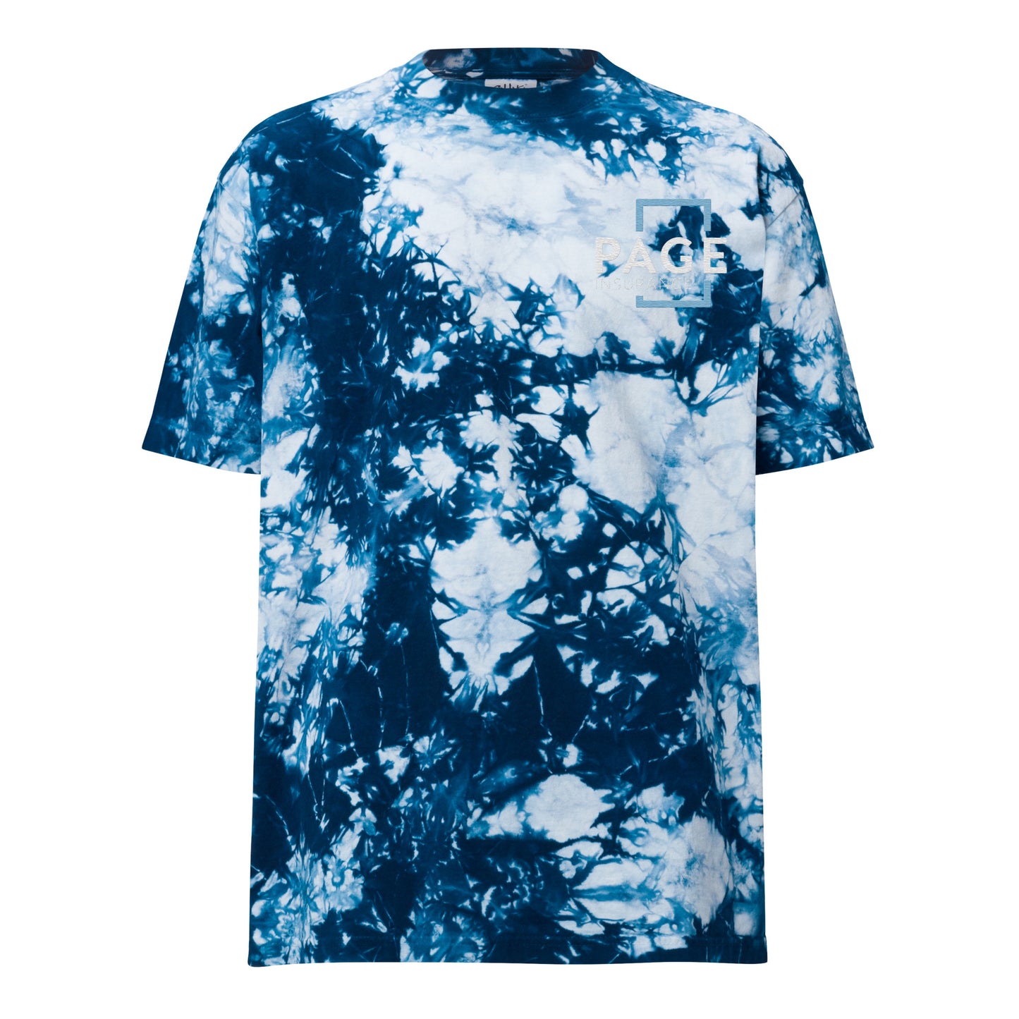 Oversized tie-dye t-shirt with Logo