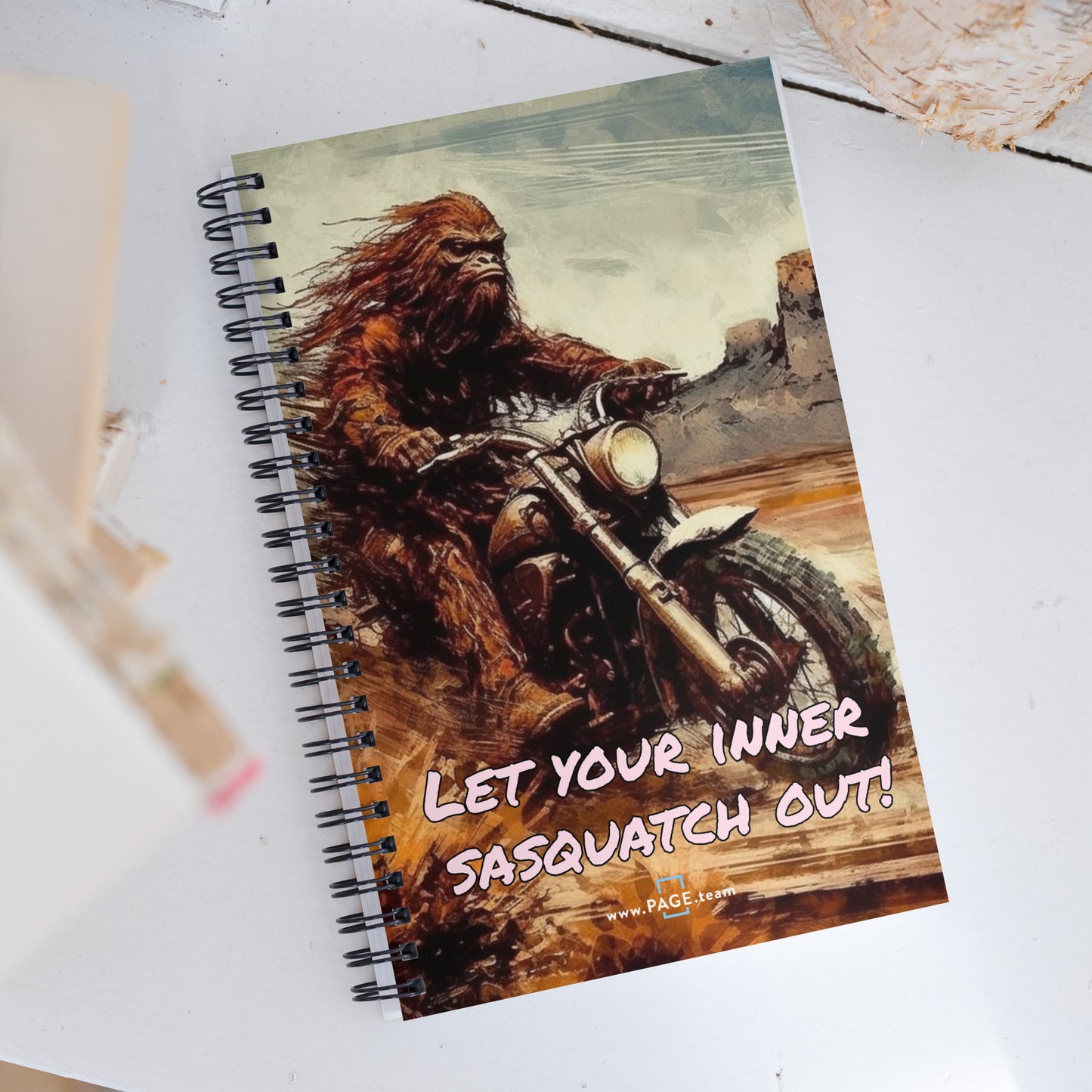 Spiral notebook - Sasquatch