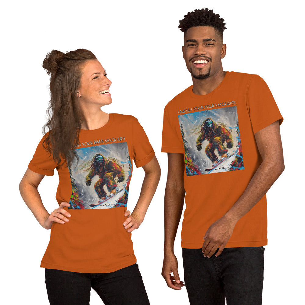 Unisex t-shirt - Unleash Your Inner Sasquatch