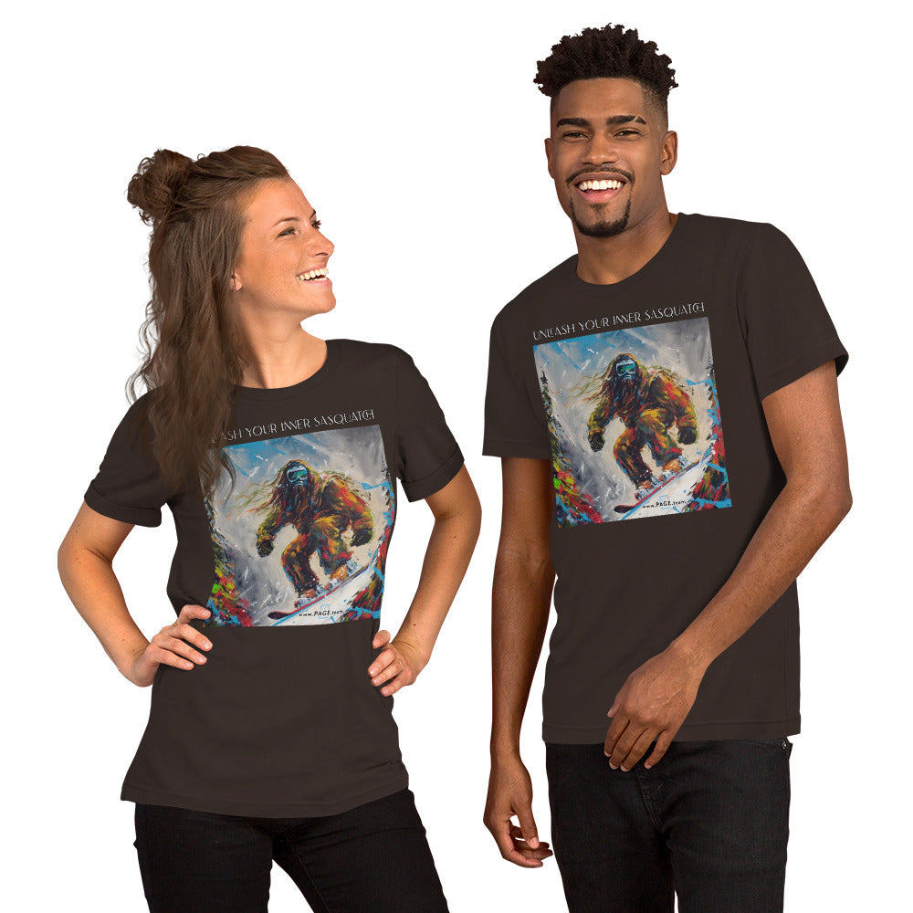 Unisex t-shirt - Unleash Your Inner Sasquatch