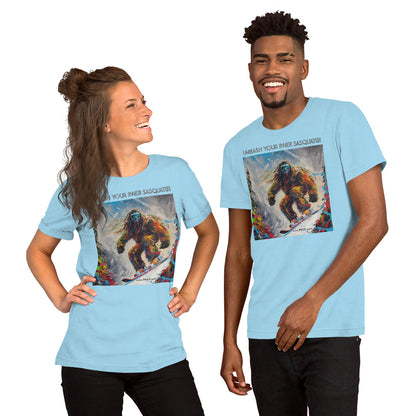 Unisex t-shirt - Unleash Your Inner Sasquatch